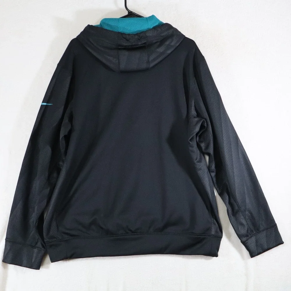 Nike NFL On‑Field Jacksonville Jaguars Therma‑Fit Hoodie Men's L – Black/Teal